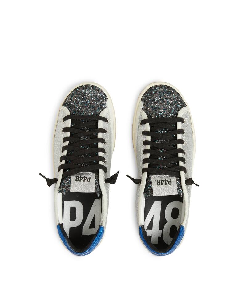 rinascente P448 Low-top sneakers with glitter tongue Johnny