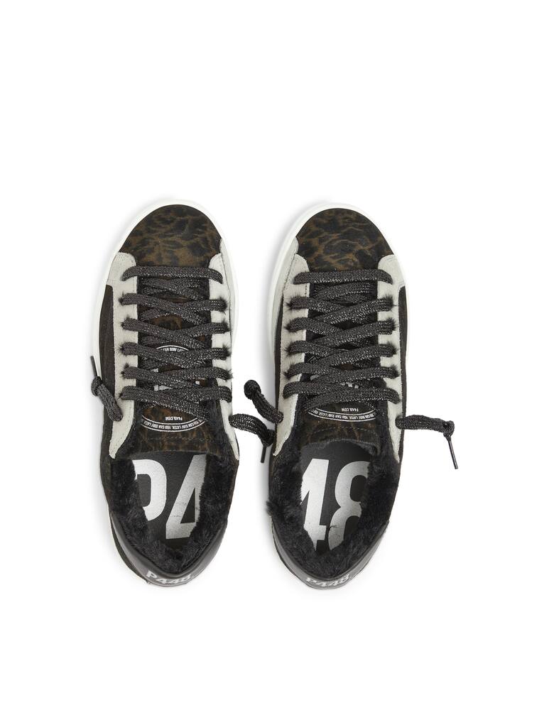 rinascente P448 Sneakers basse con linguetta in pelliccia sintetica John-W