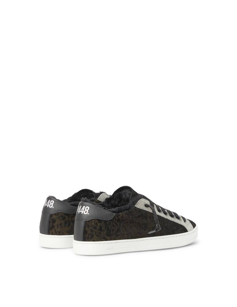 rinascente P448 Sneakers basse con linguetta in pelliccia sintetica John-W