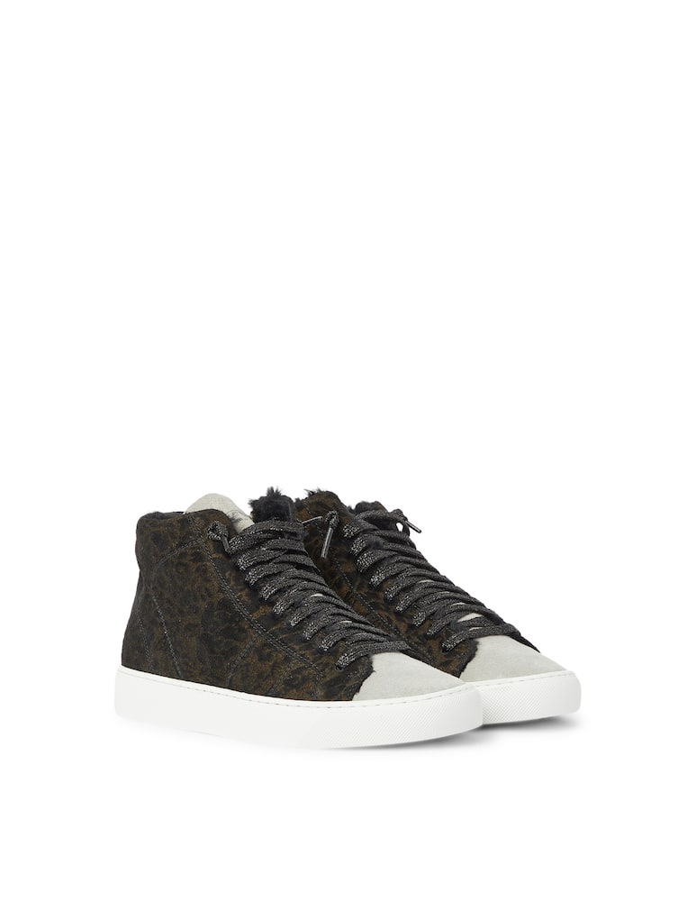 rinascente P448 Leather high-top sneakers Star