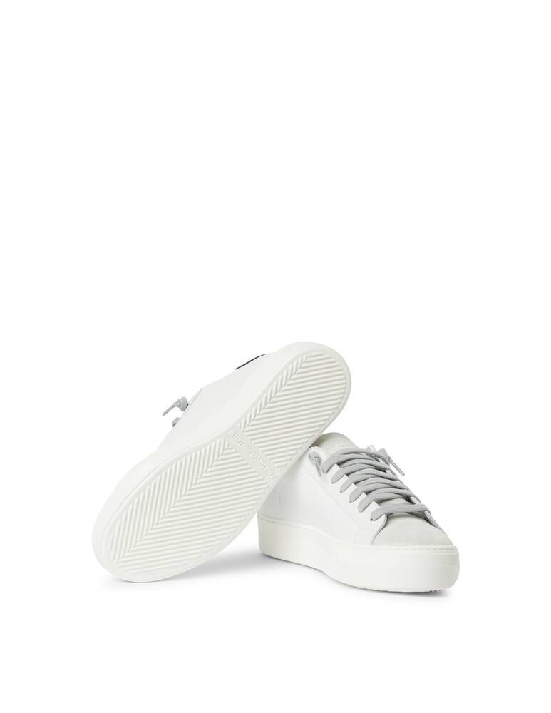 rinascente P448 Thea low top sneakers double sole croc print - white