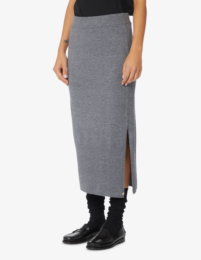 rinascente PENNYBLACK Gonna in misto lana a maglia Canarino - Grigio