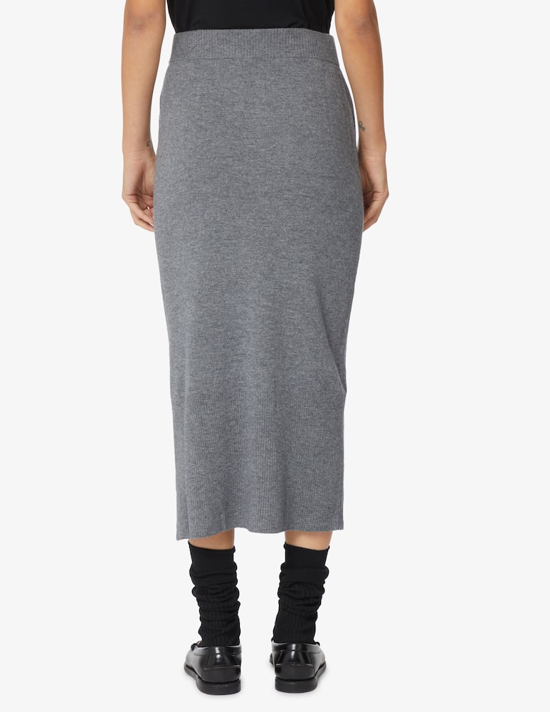 rinascente PENNYBLACK Gonna in misto lana a maglia Canarino - Grigio