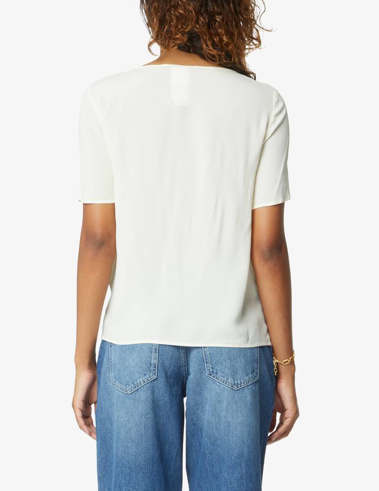 rinascente PENNYBLACK Top in misto seta Vespro - Bianco