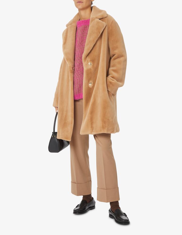 rinascente PENNYBLACK Ettaro fur effect coat - Beige