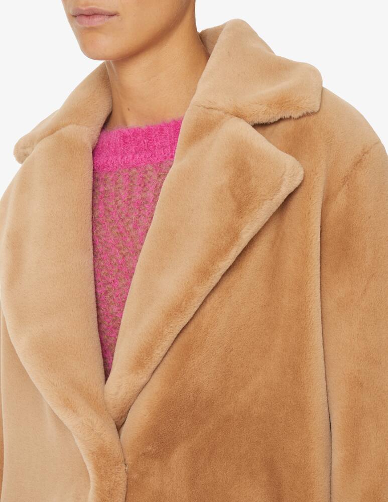 rinascente PENNYBLACK Ettaro fur effect coat - Beige