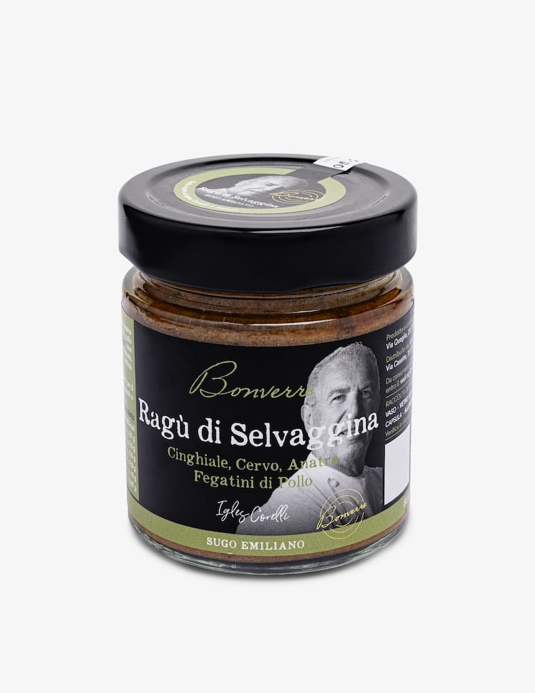 Bonverre Ragù Di Selvaggina Sugo Emiliano 200g - immagine 1 Bonverre Ragù Di Selvaggina Sugo Emiliano 200g - immagine 1