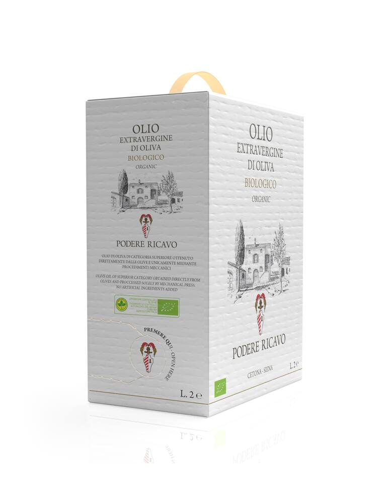 Podere Ricavo Olio extravergine di oliva biologico 2L - immagine 1