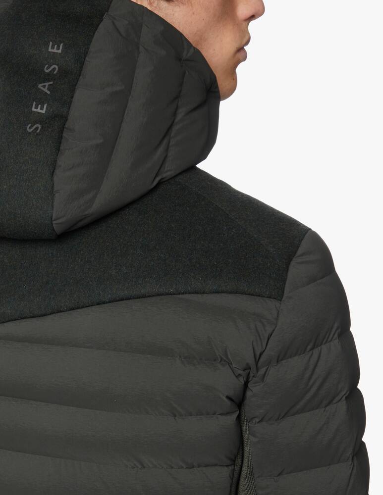 rinascente Sease Stretch nylon hooded down jacket