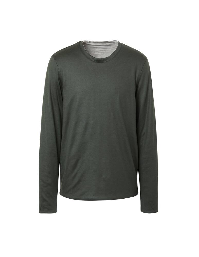 rinascente Sease Virgin wool and cotton double faced sweater