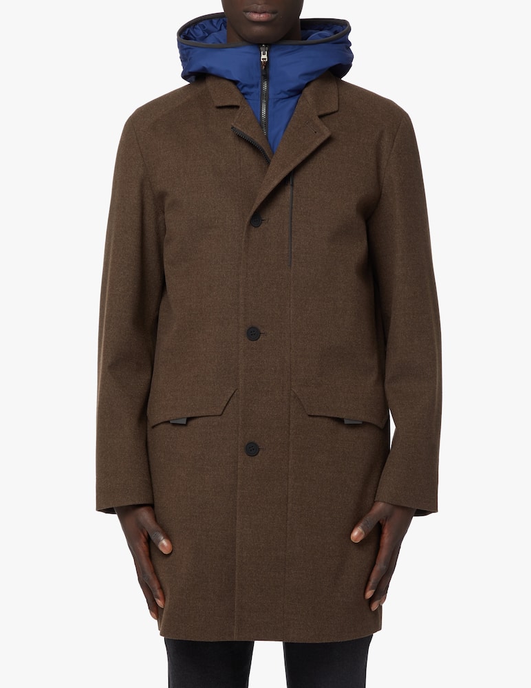 rinascente Sease Laminated virgin wool trench coat