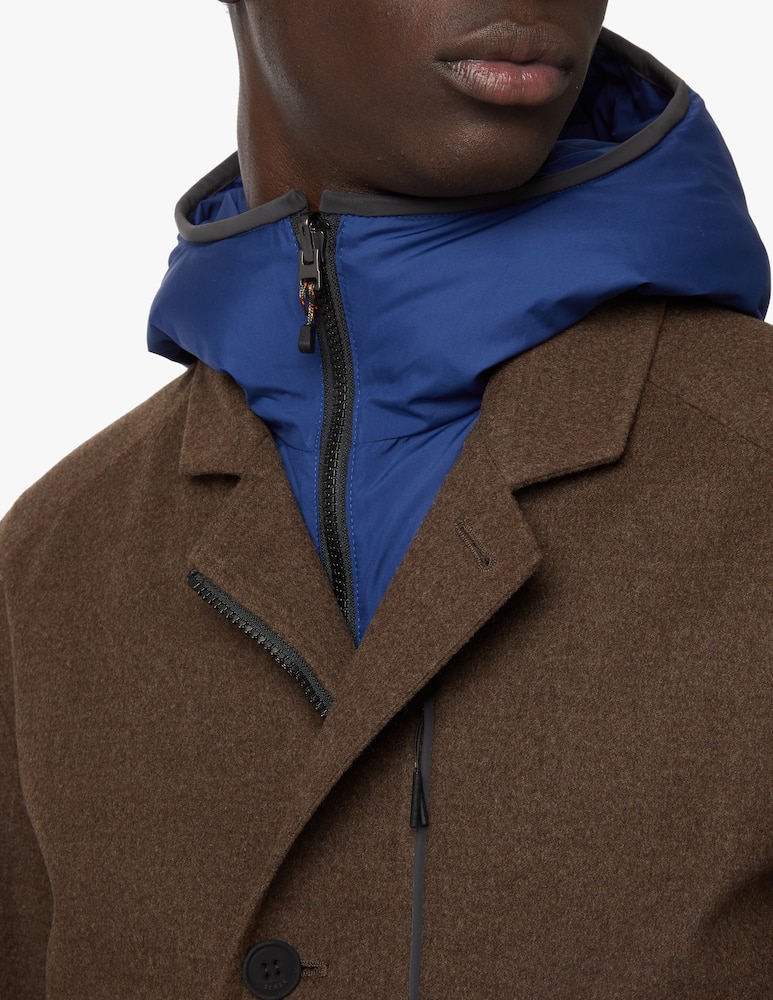 rinascente Sease Laminated virgin wool trench coat