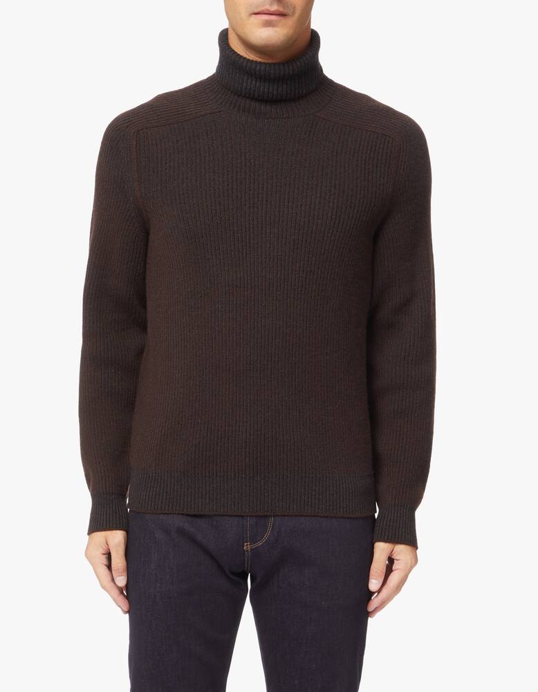 Sease Cashmere ribbed reversible rollneck sweater - picture 4 Sease Cashmere ribbed reversible rollneck sweater - picture 4