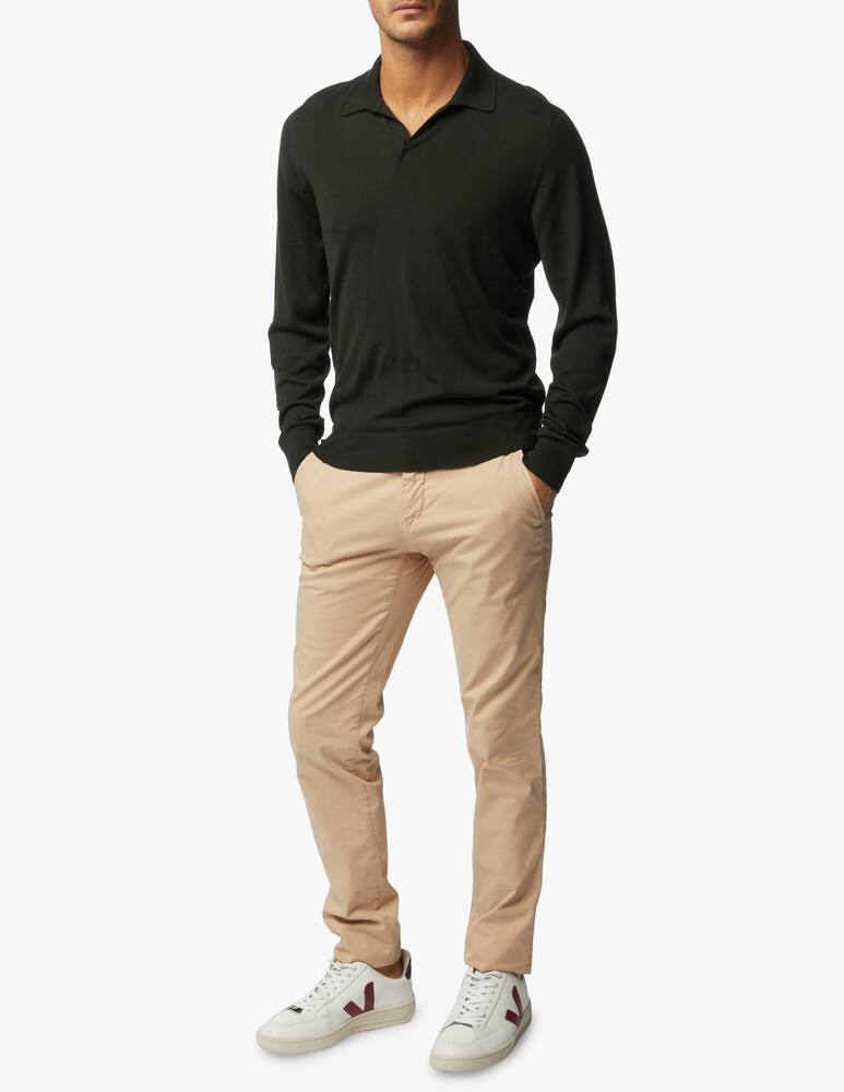 rinascente Sease Knitted super fine virgin wool polo shirt