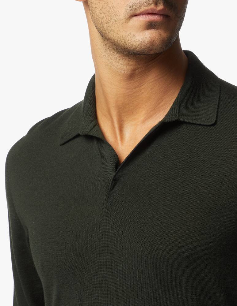 rinascente Sease Knitted super fine virgin wool polo shirt