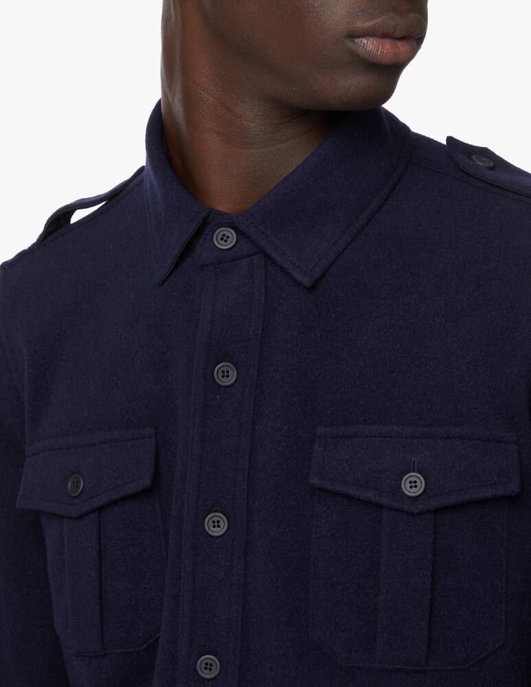 rinascente Sease Virgin wool and nylon jersey over shirt