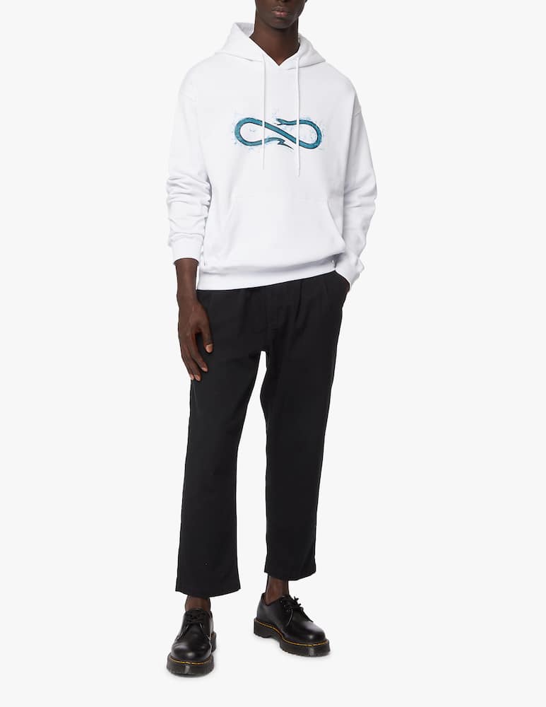 rinascente Propaganda Felpa con cappuccio acqua logo