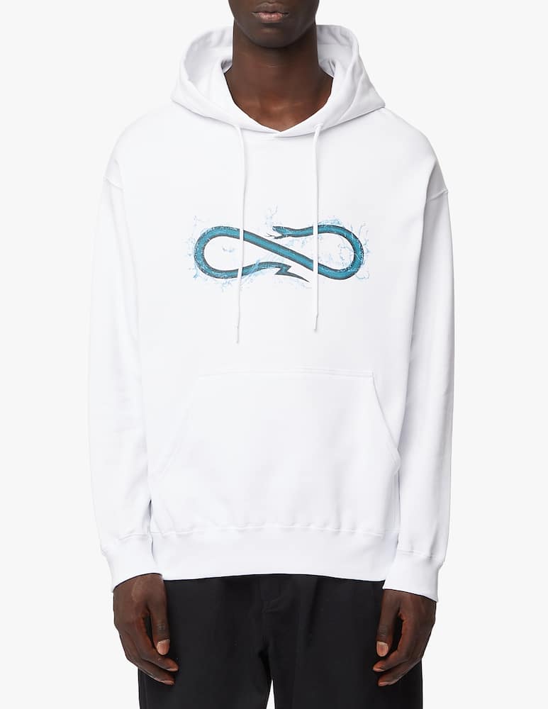 rinascente Propaganda Felpa con cappuccio acqua logo