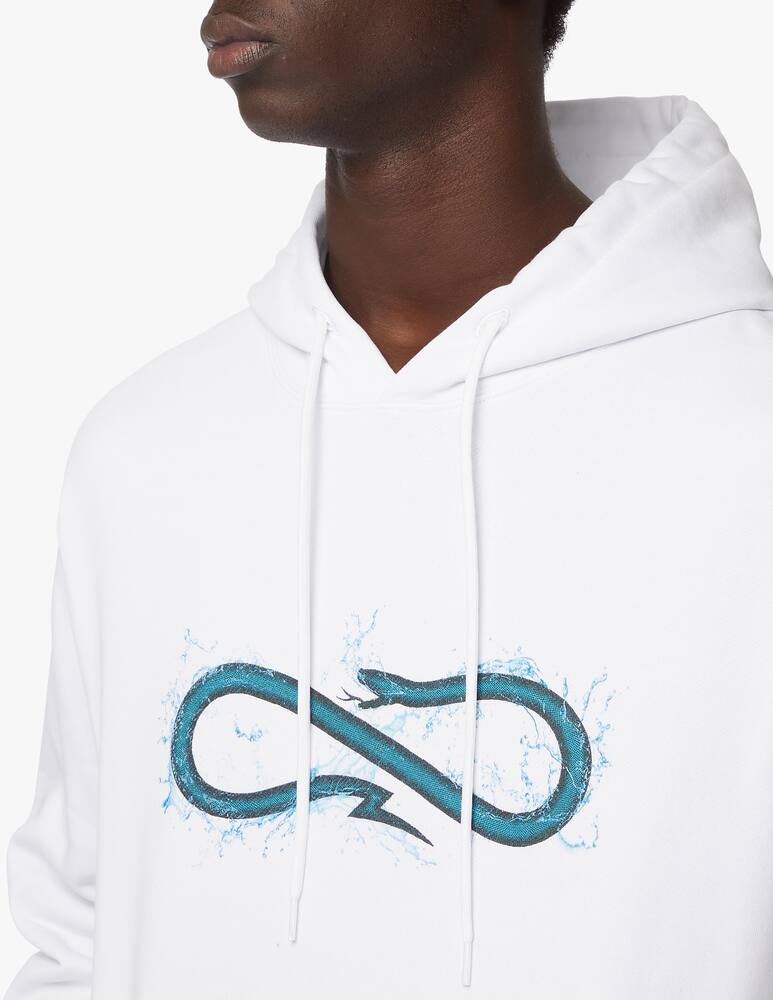 rinascente Propaganda Felpa con cappuccio acqua logo