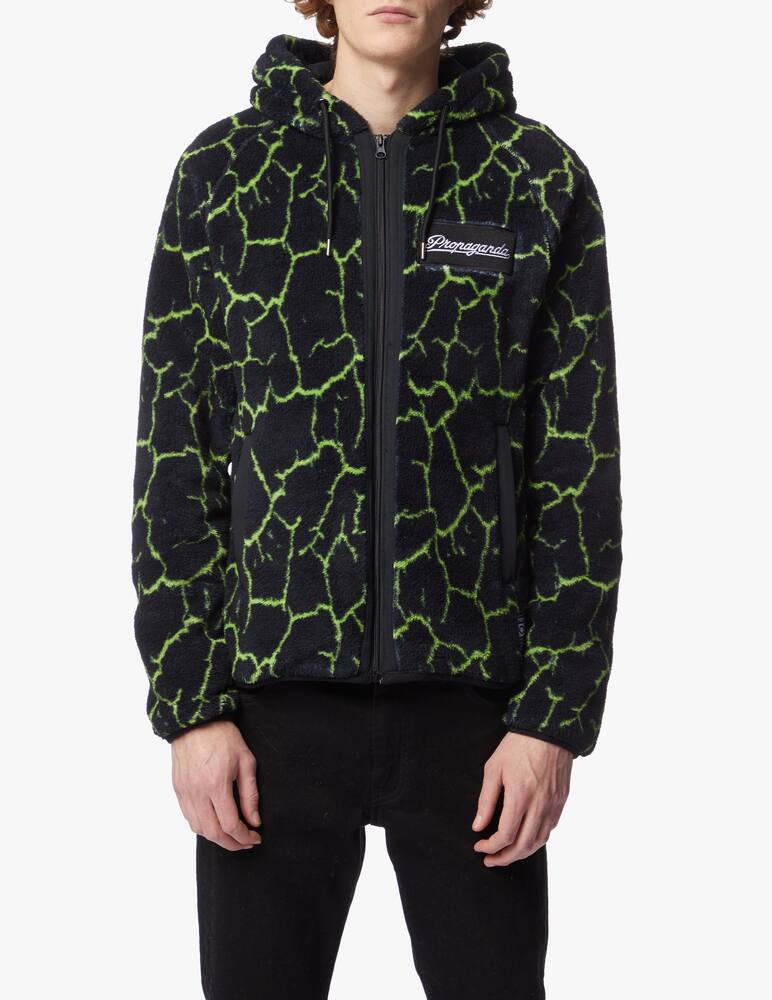 rinascente Propaganda Texture fur hoodie