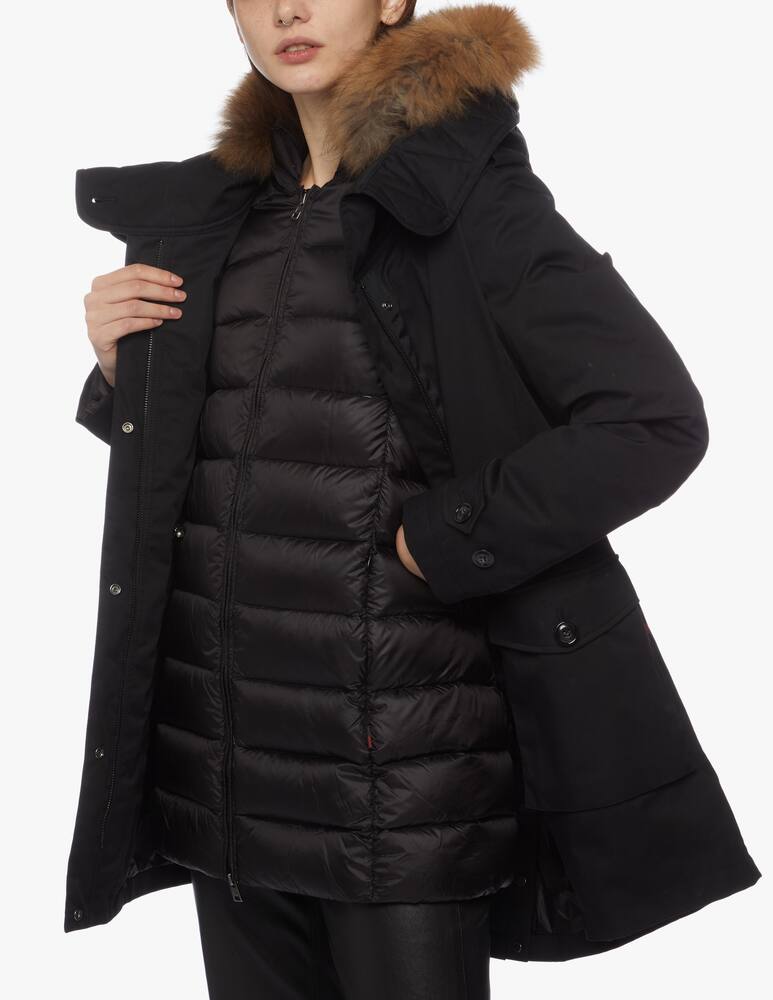 rinascente Woolrich Liliac hooded parka