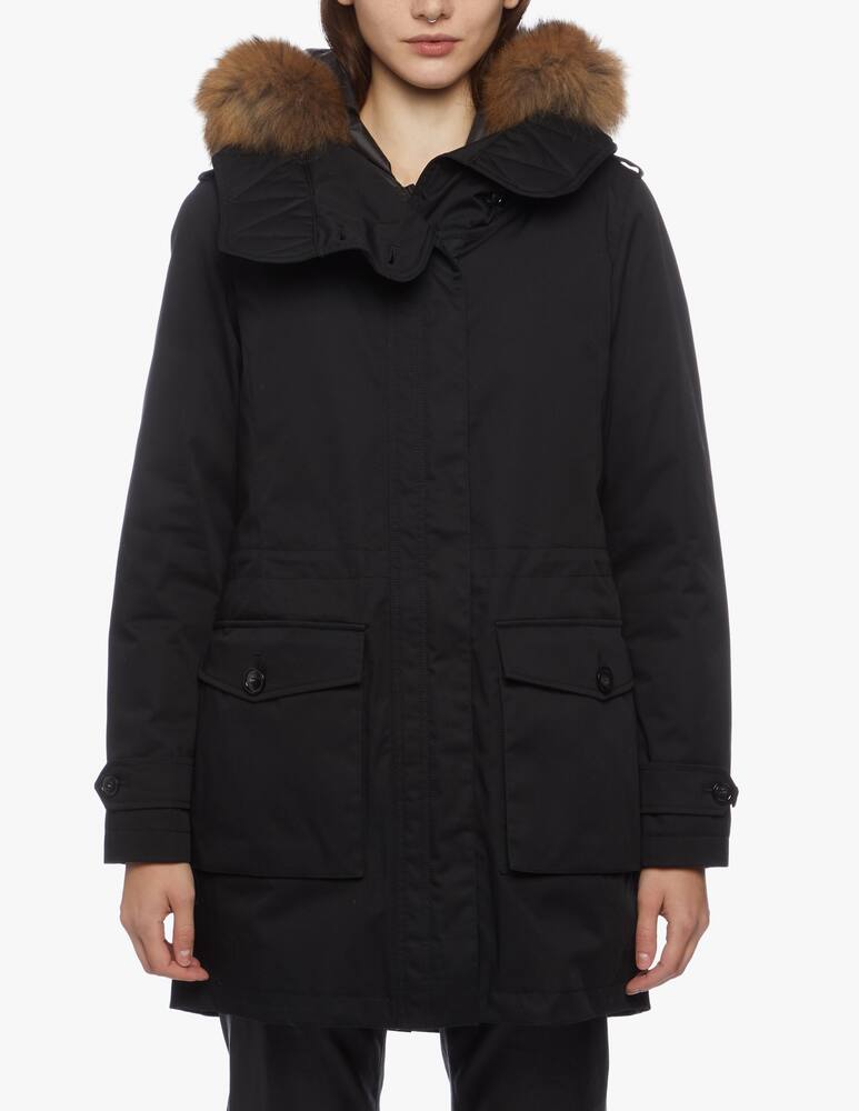 rinascente Woolrich Liliac hooded parka