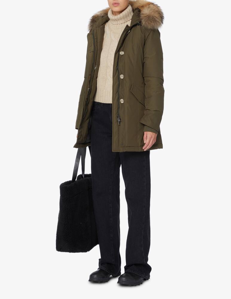 rinascente Woolrich Artic fur parka - Olive