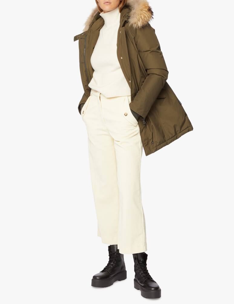 rinascente Woolrich Cotton blend parka Arctic Raccoon