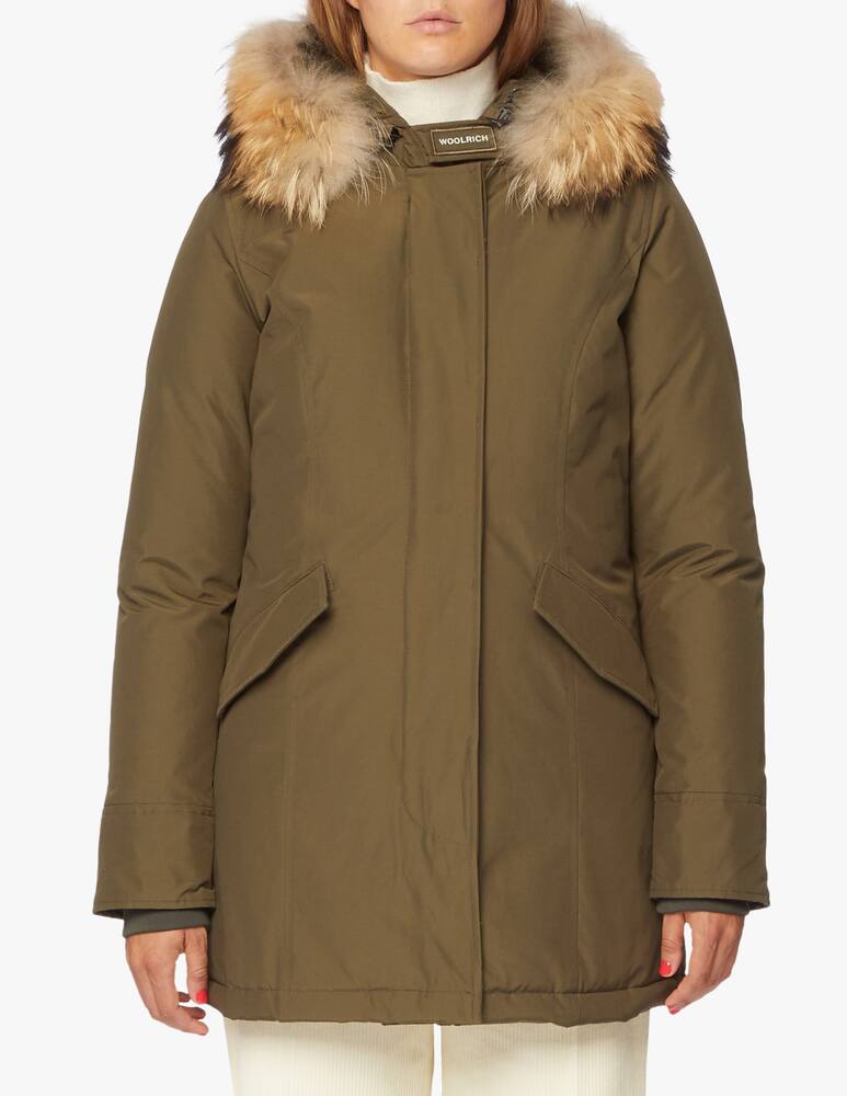 rinascente Woolrich Cotton blend parka Arctic Raccoon