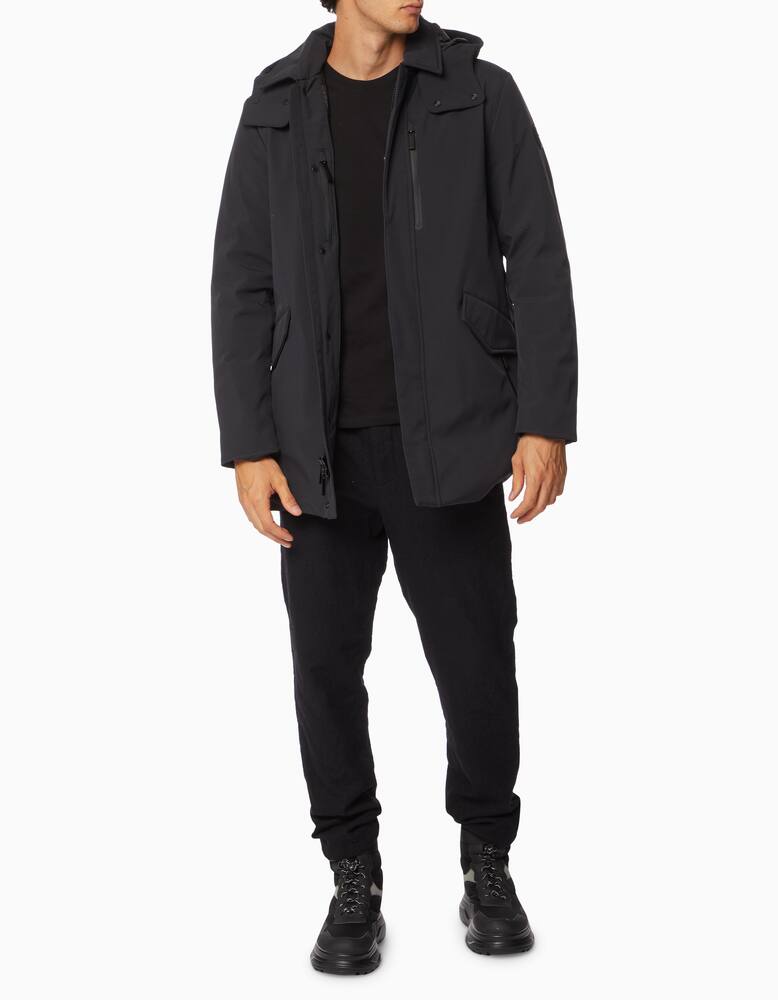 rinascente Woolrich Barrow hooded mac coat
