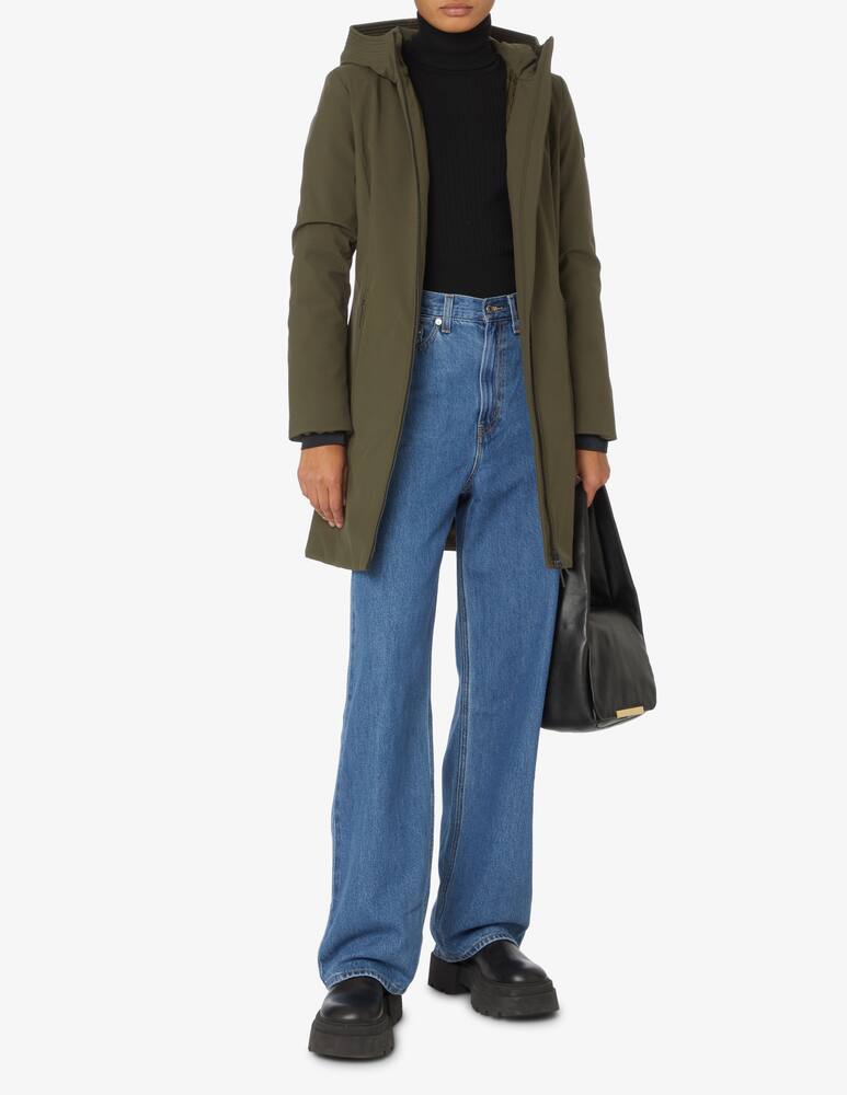 rinascente Woolrich Parka softshell con cappuccio Firth - Oliva