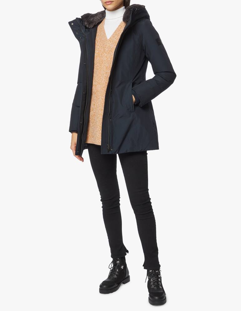 rinascente Woolrich Parka with synthetic fur Boulder