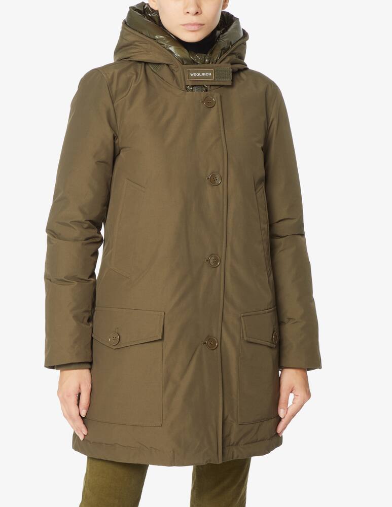 Woolrich Cappotto parka Artic high collar - Oliva - immagine 1 Woolrich Cappotto parka Artic high collar - Oliva - immagine 1