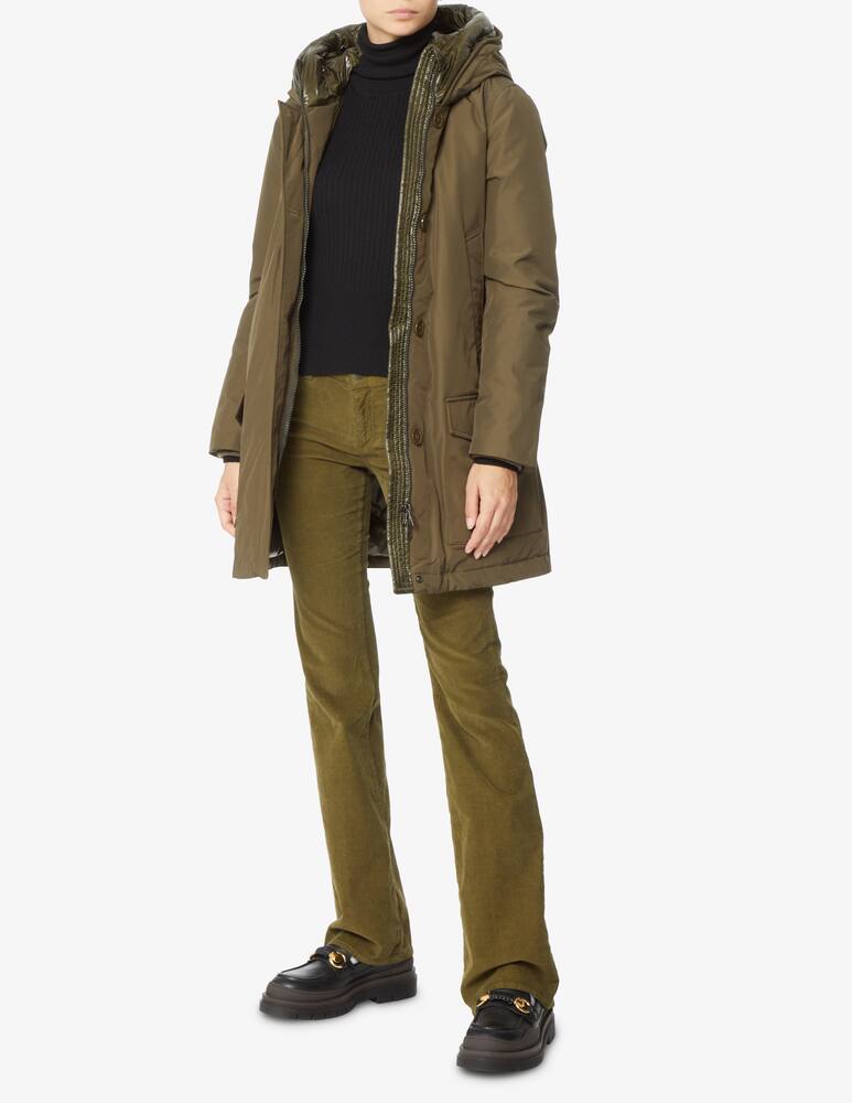 rinascente Woolrich Cappotto parka Artic high collar - Oliva