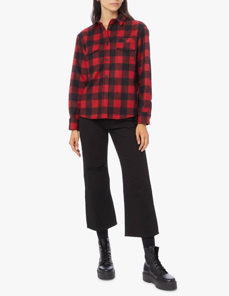 Woolrich Wool blend patchwork overshirt - picture 2 Woolrich Wool blend patchwork overshirt - picture 2