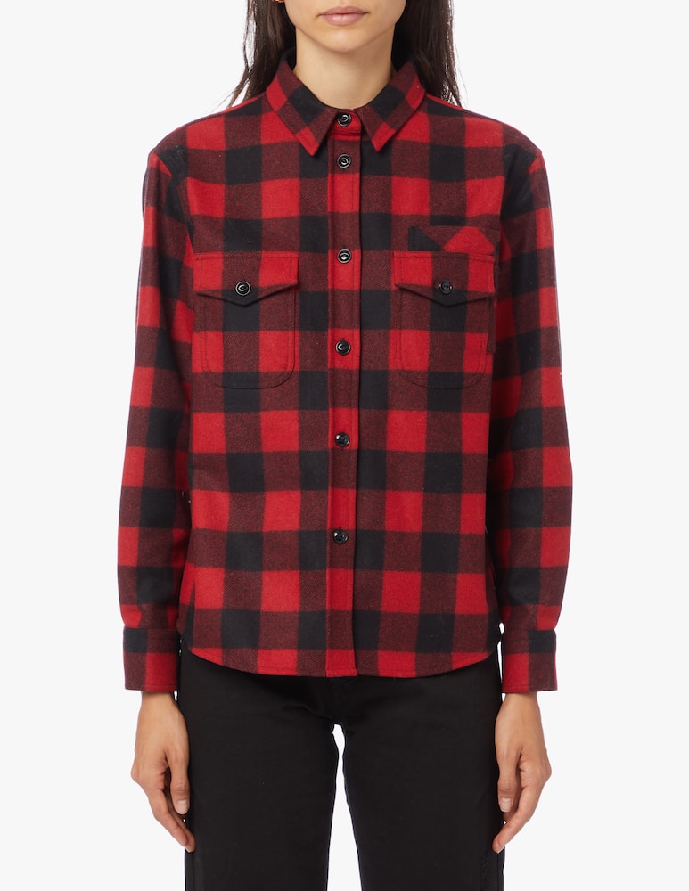 Woolrich Wool blend patchwork overshirt - picture 1 Woolrich Wool blend patchwork overshirt - picture 1