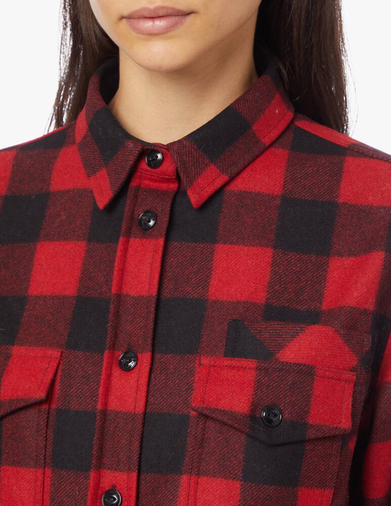 Woolrich Wool blend patchwork overshirt - picture 4 Woolrich Wool blend patchwork overshirt - picture 4