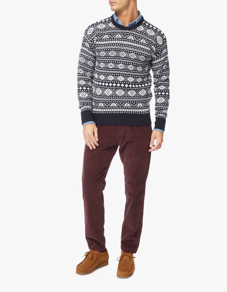 rinascente Woolrich Merino jacquard crewneck jumper
