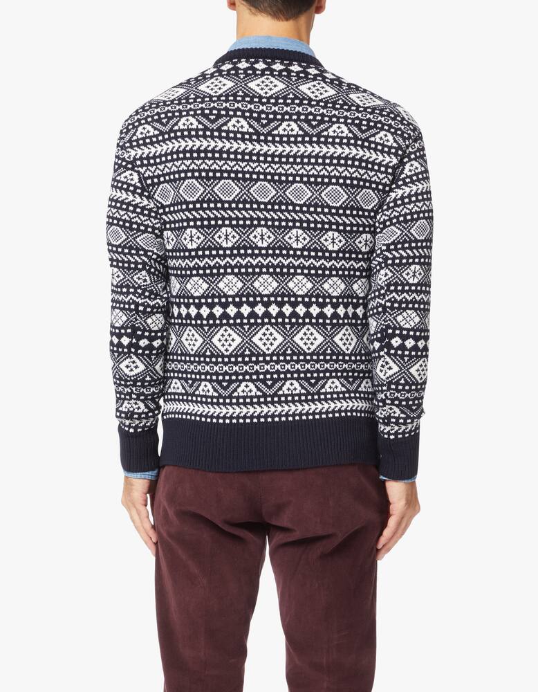 rinascente Woolrich Merino jacquard crewneck jumper