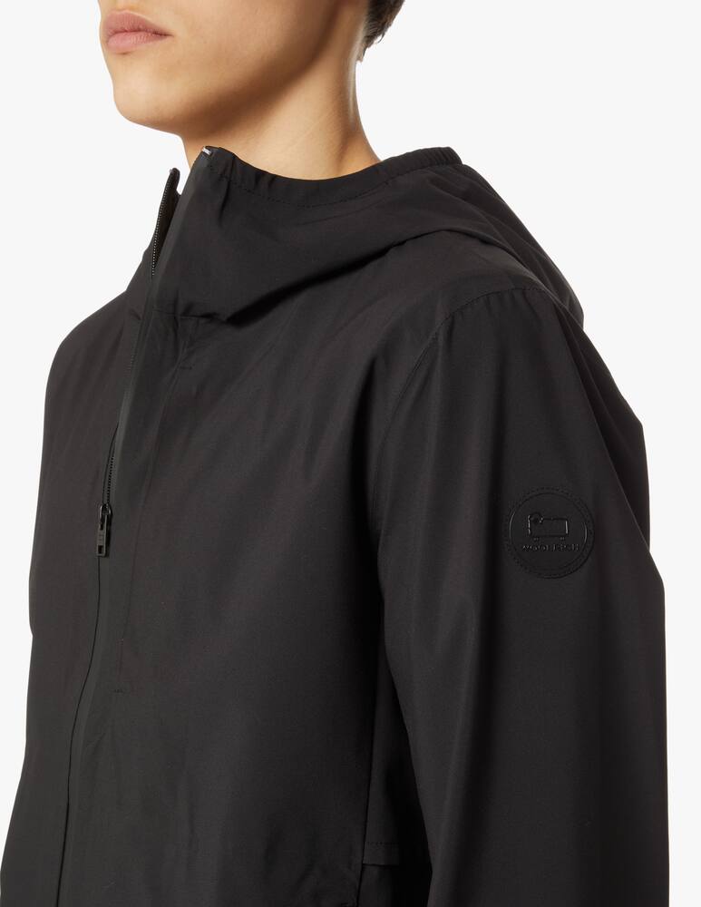 rinascente Woolrich Giacca con cappuccio pacific in nylon - nero