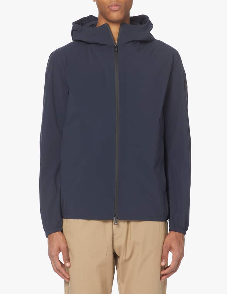 Woolrich Pacific hooded nylon jacket - blue - picture 1 Woolrich Pacific hooded nylon jacket - blue - picture 1