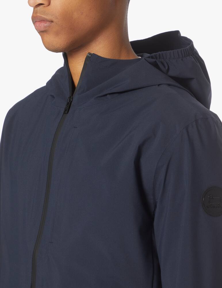 rinascente Woolrich Giacca con cappuccio pacific in nylon - blu