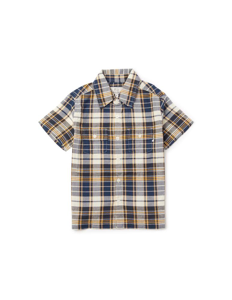 Woolrich Hopsak short sleeves shirt - Blue - picture 1 Woolrich Hopsak short sleeves shirt - Blue - picture 1