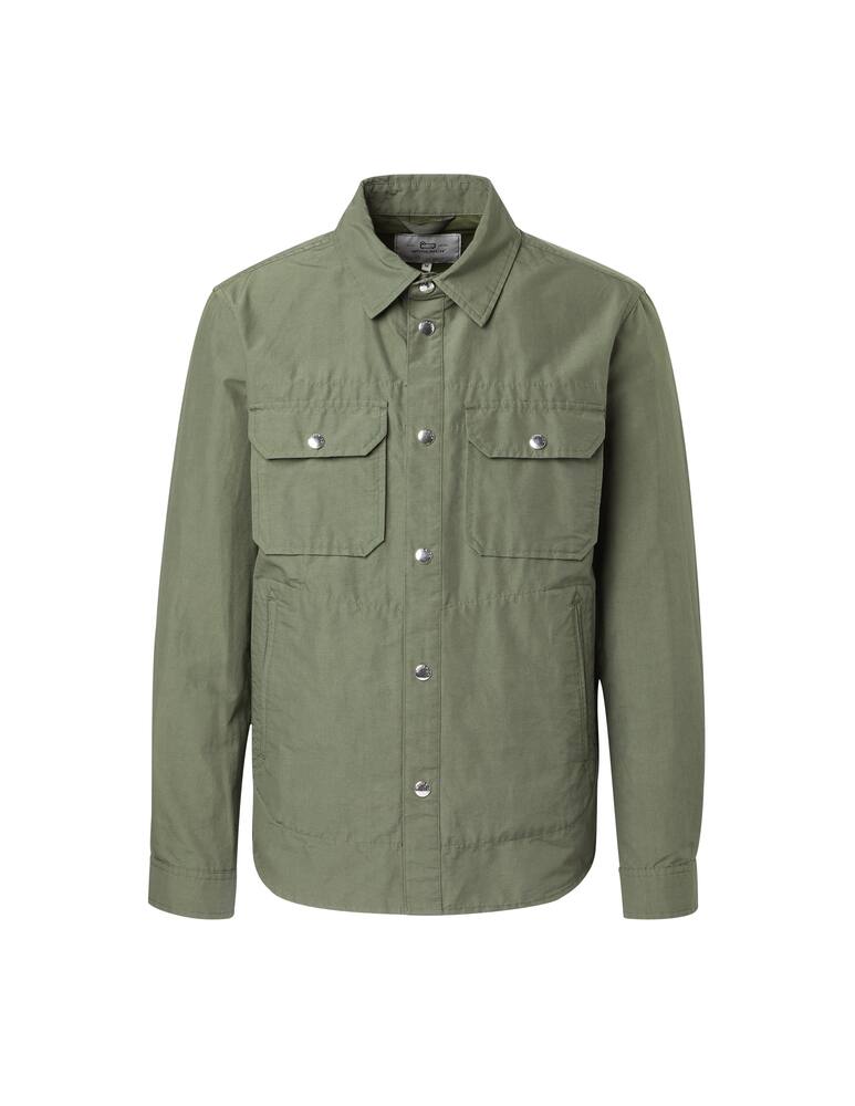 rinascente Woolrich Giacca overshirt in nylon eco - verde