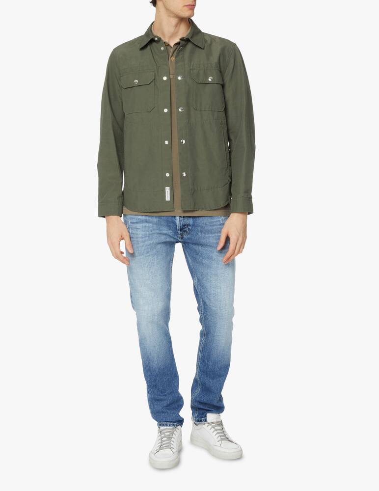 rinascente Woolrich Giacca overshirt in nylon eco - verde