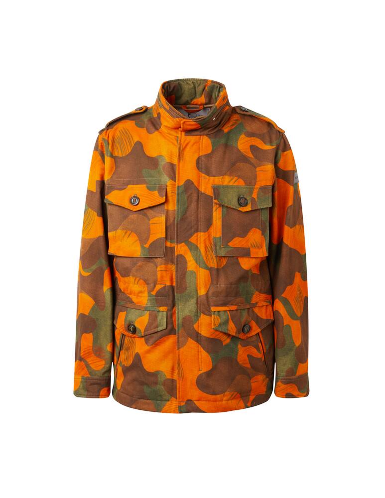 rinascente Woolrich Giacca field in cotone camo - multicolor