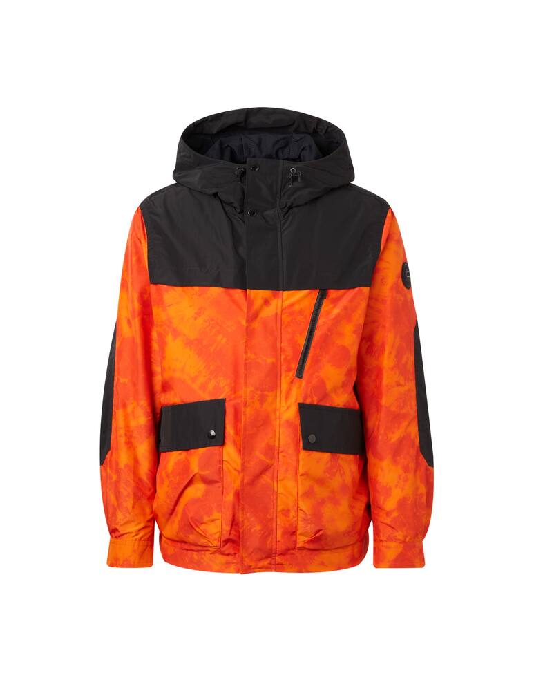 rinascente Woolrich Giacca con cappuccio in nylon tie dye - multicolor