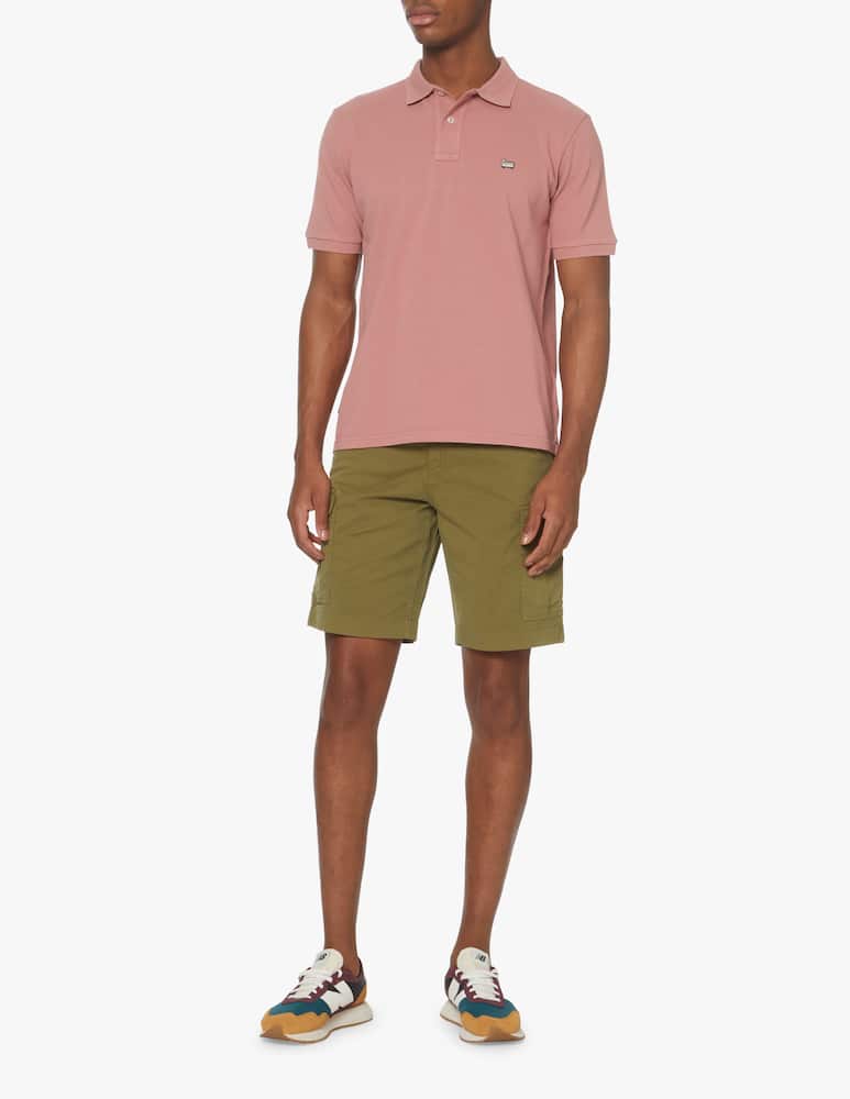 rinascente Woolrich Polo manica corta basic pecorella - rosa