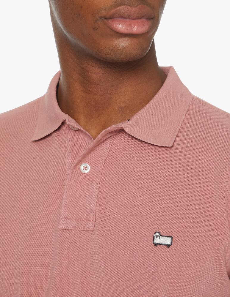 rinascente Woolrich Polo manica corta basic pecorella - rosa