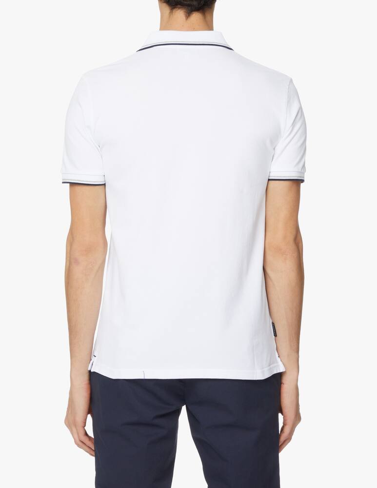 rinascente Woolrich Profiled and lettering polo - white